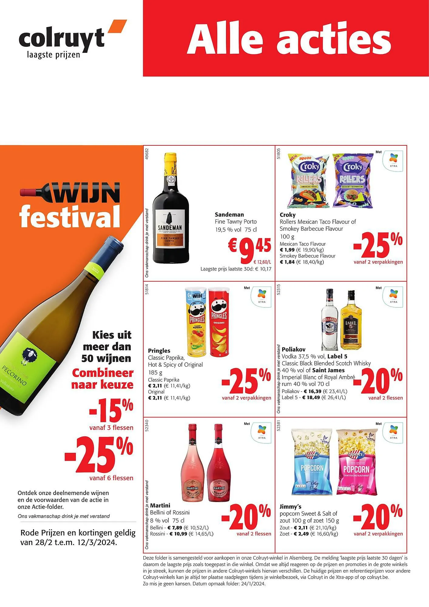 Colruyt folder - Alle Acties van 28 februari tot 12 maart 2024 - folder pagina 