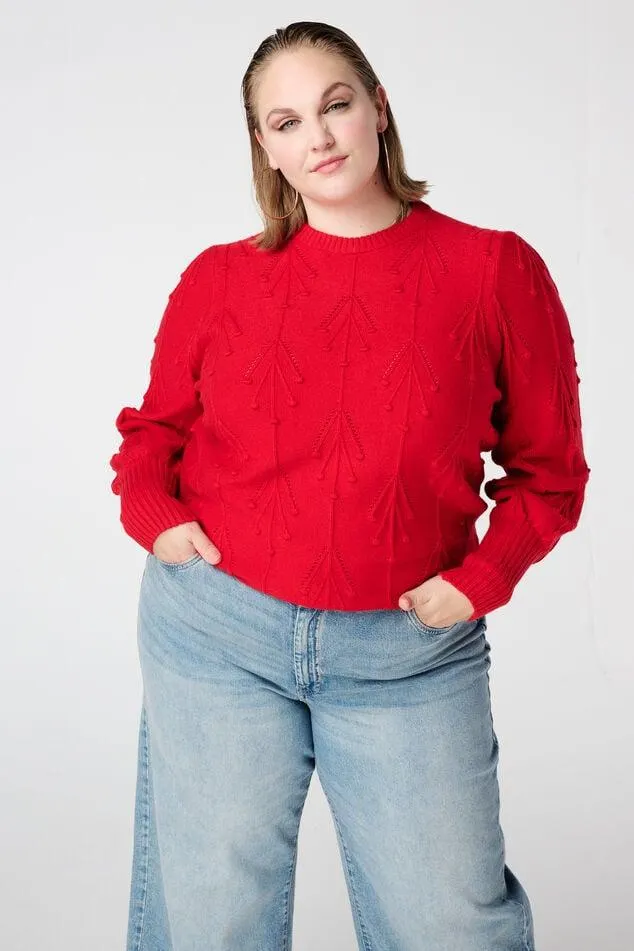 Gebreide trui met patroon