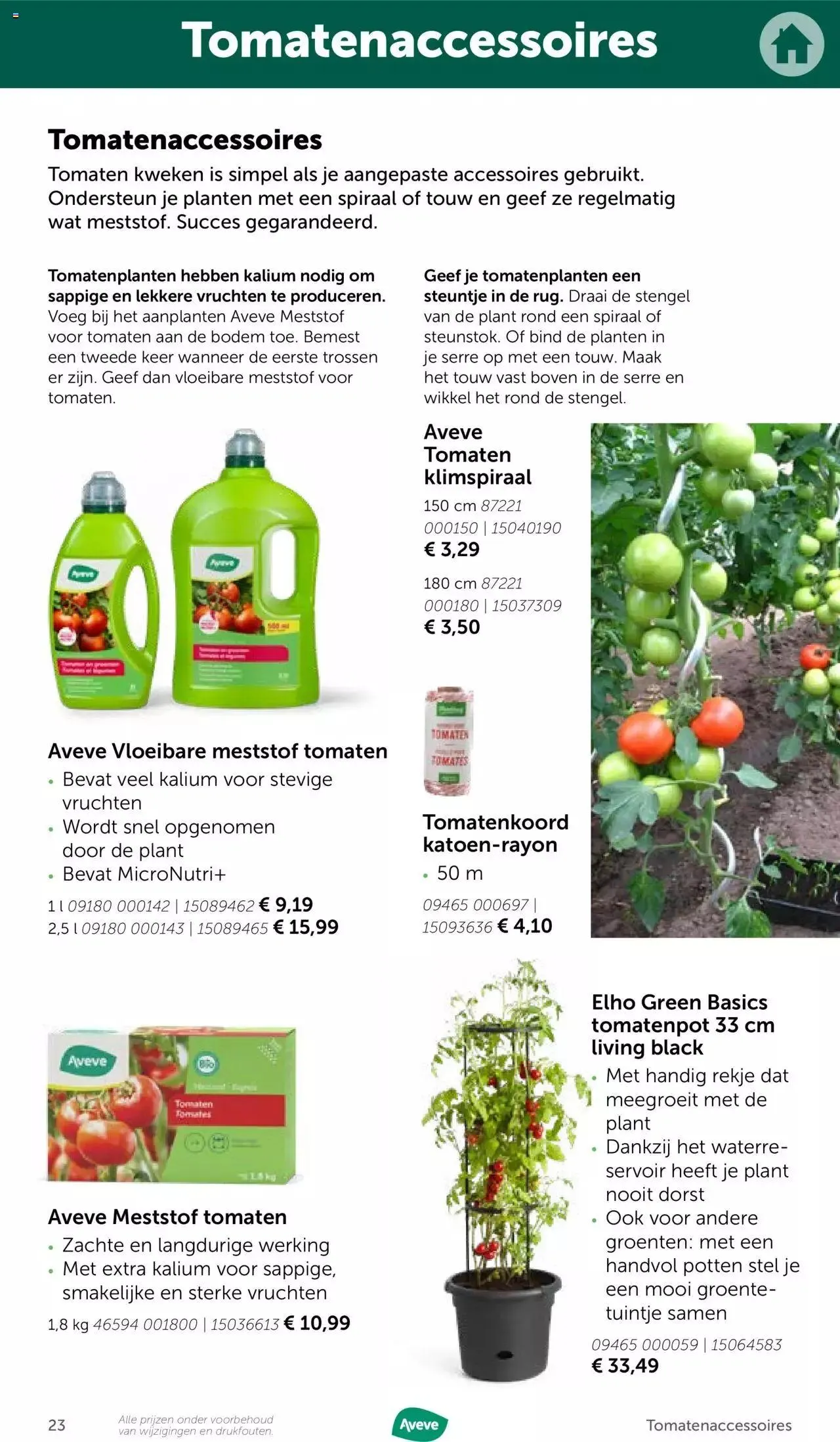 Aveve - Gids kweekplezier van 23 maart tot 31 december 2023 - folder pagina 23