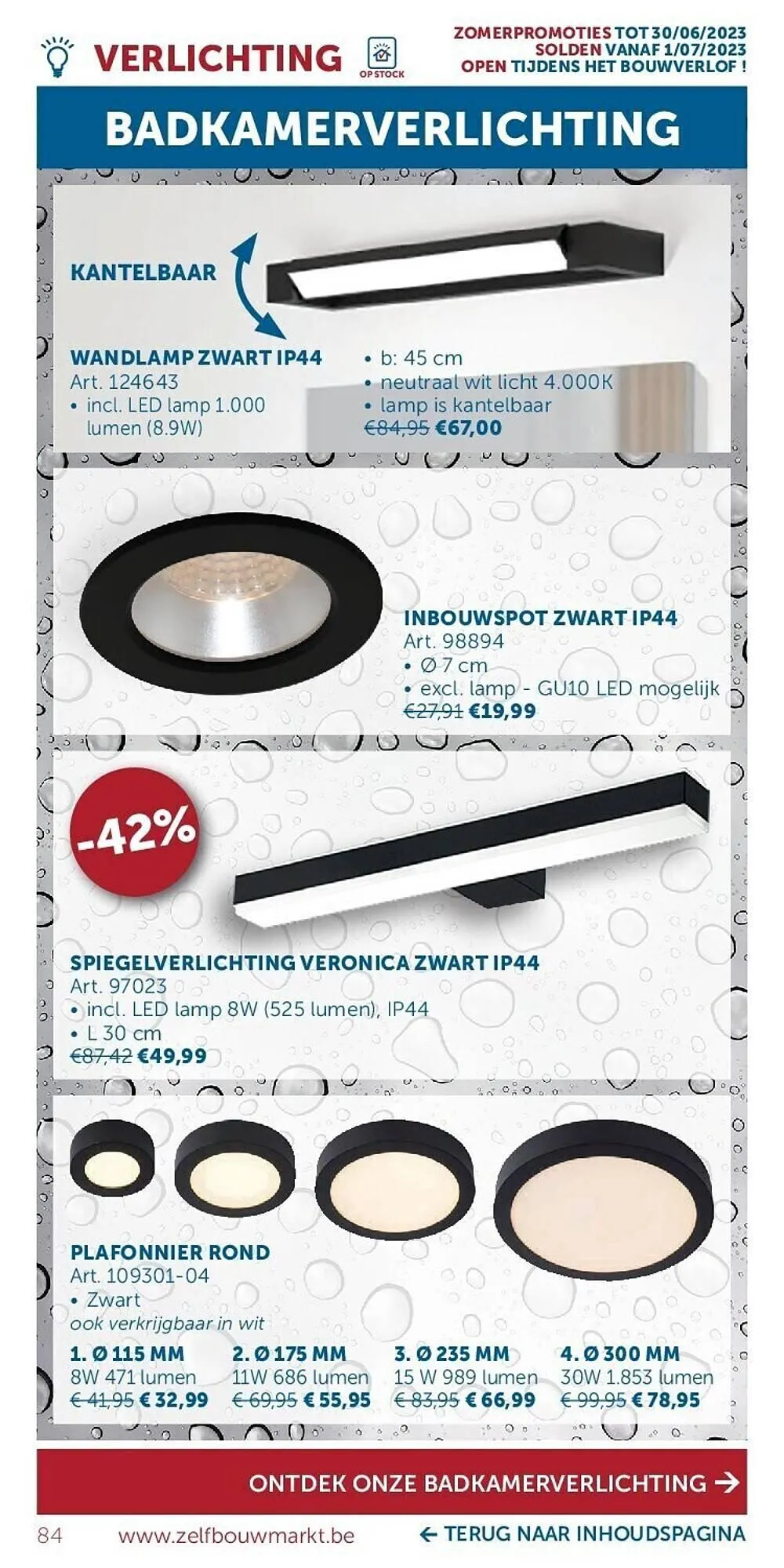 Zelfbouwmarkt folder van 20 juni tot 17 juli 2023 - folder pagina 84
