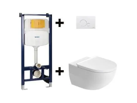 Duravit Architec ophang WC-pack met duwplaat