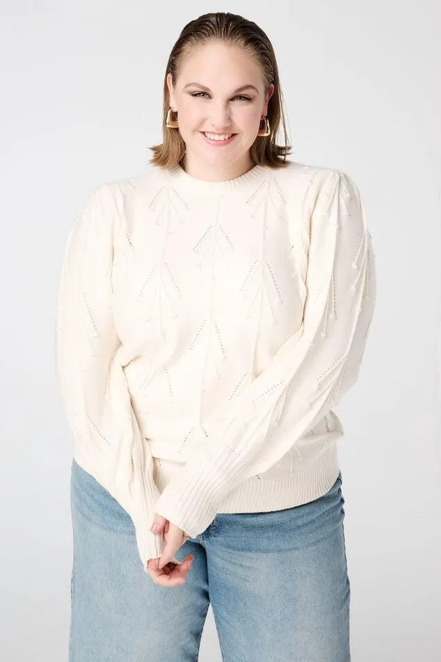 Gebreide trui met patroon