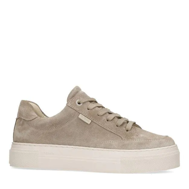 Taupe suède sneakers