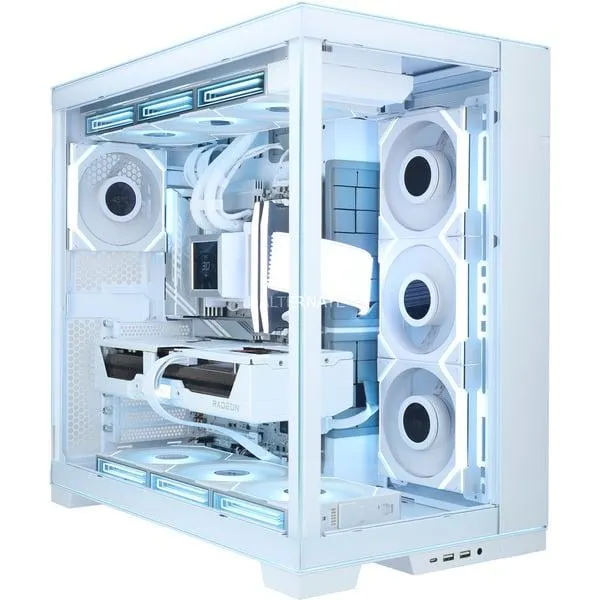 Pure Lian Li White R7-9070XT gaming pc