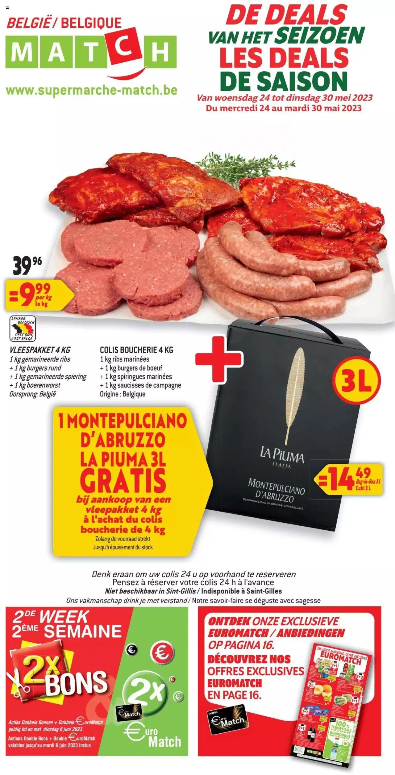 Match Supermarché folder / publicité - 0