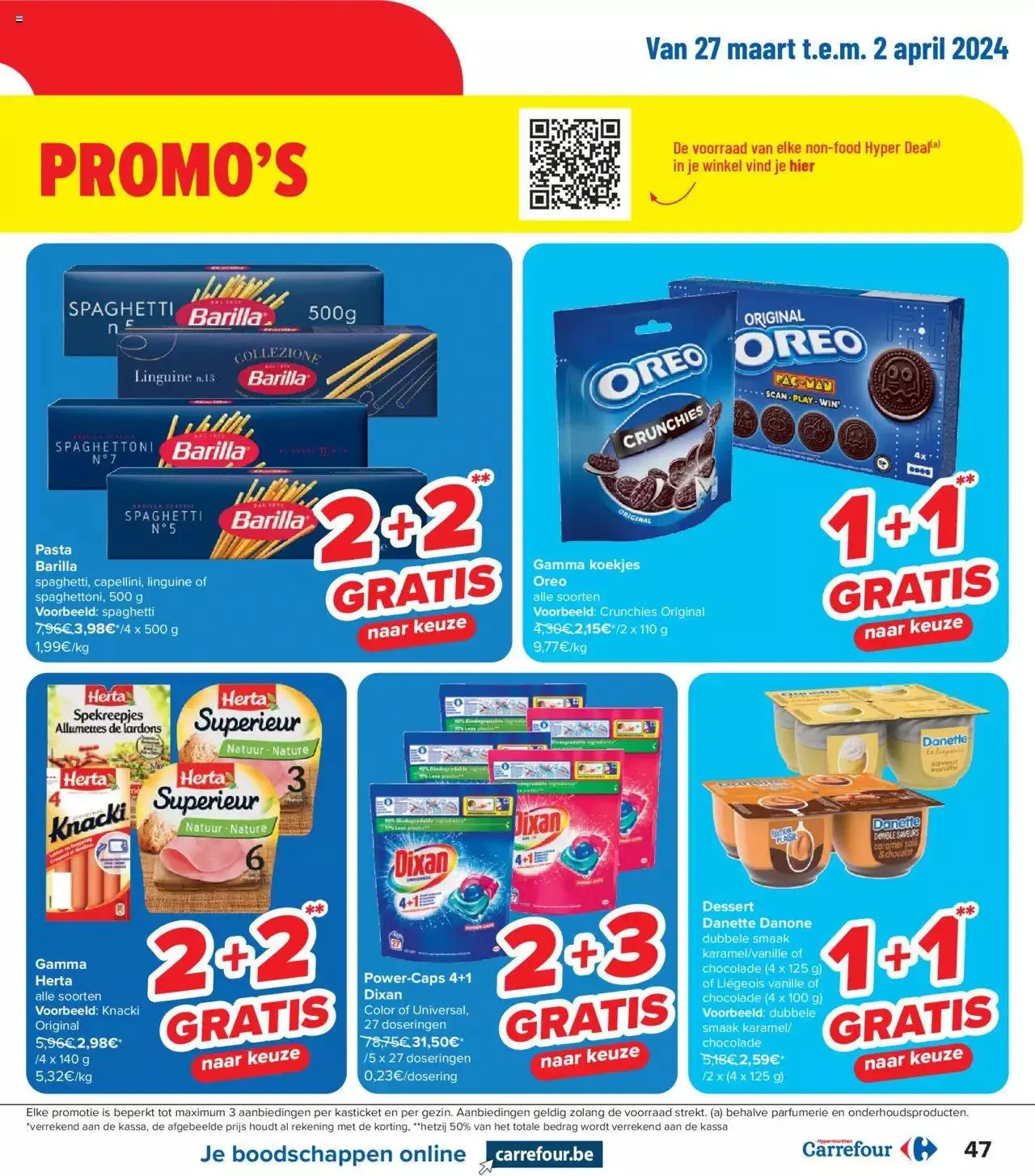 Carrefour folder week 13 van 8 april tot 30 maart 2024 - folder pagina 47