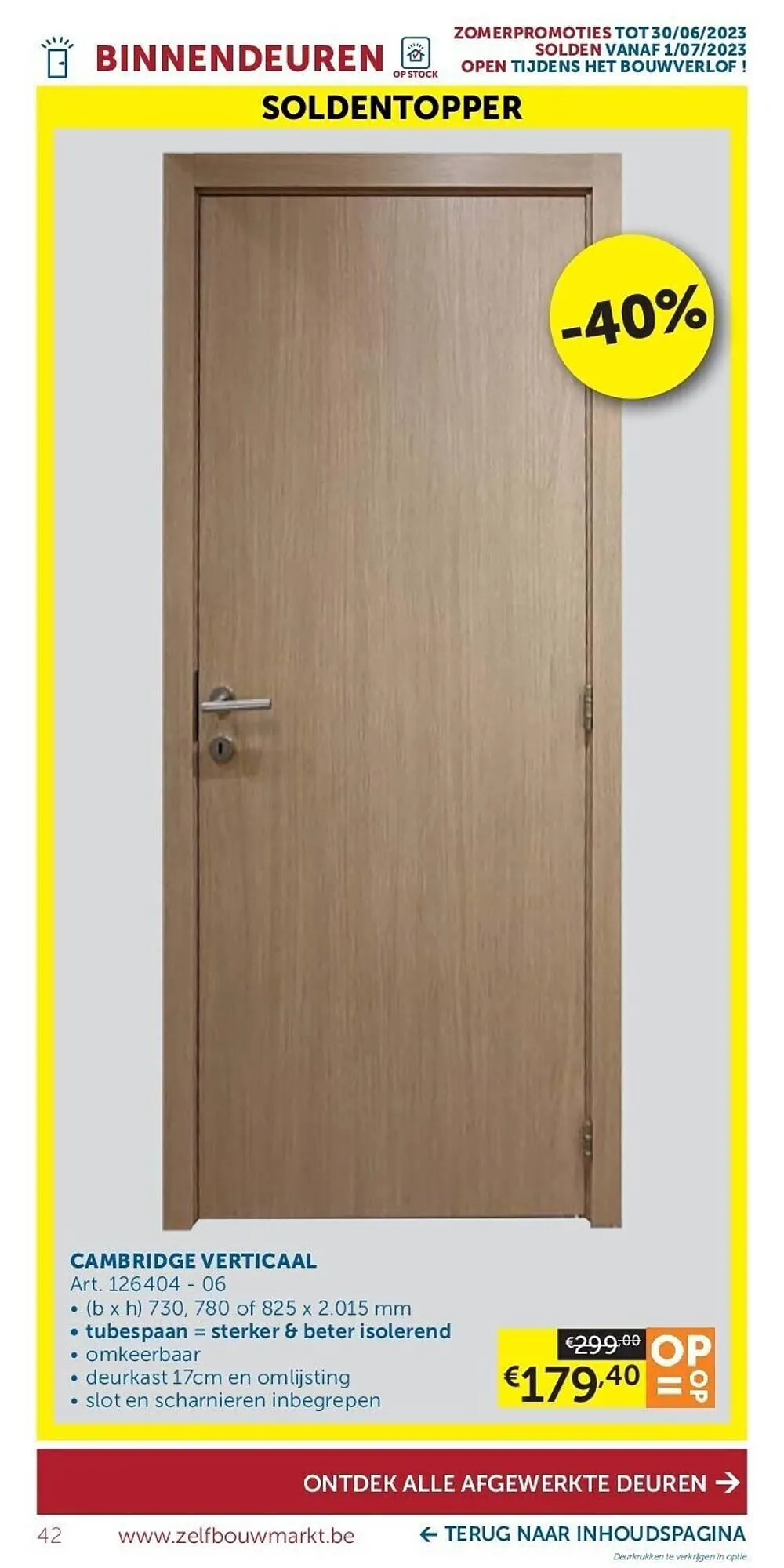 Zelfbouwmarkt folder van 20 juni tot 17 juli 2023 - folder pagina 42