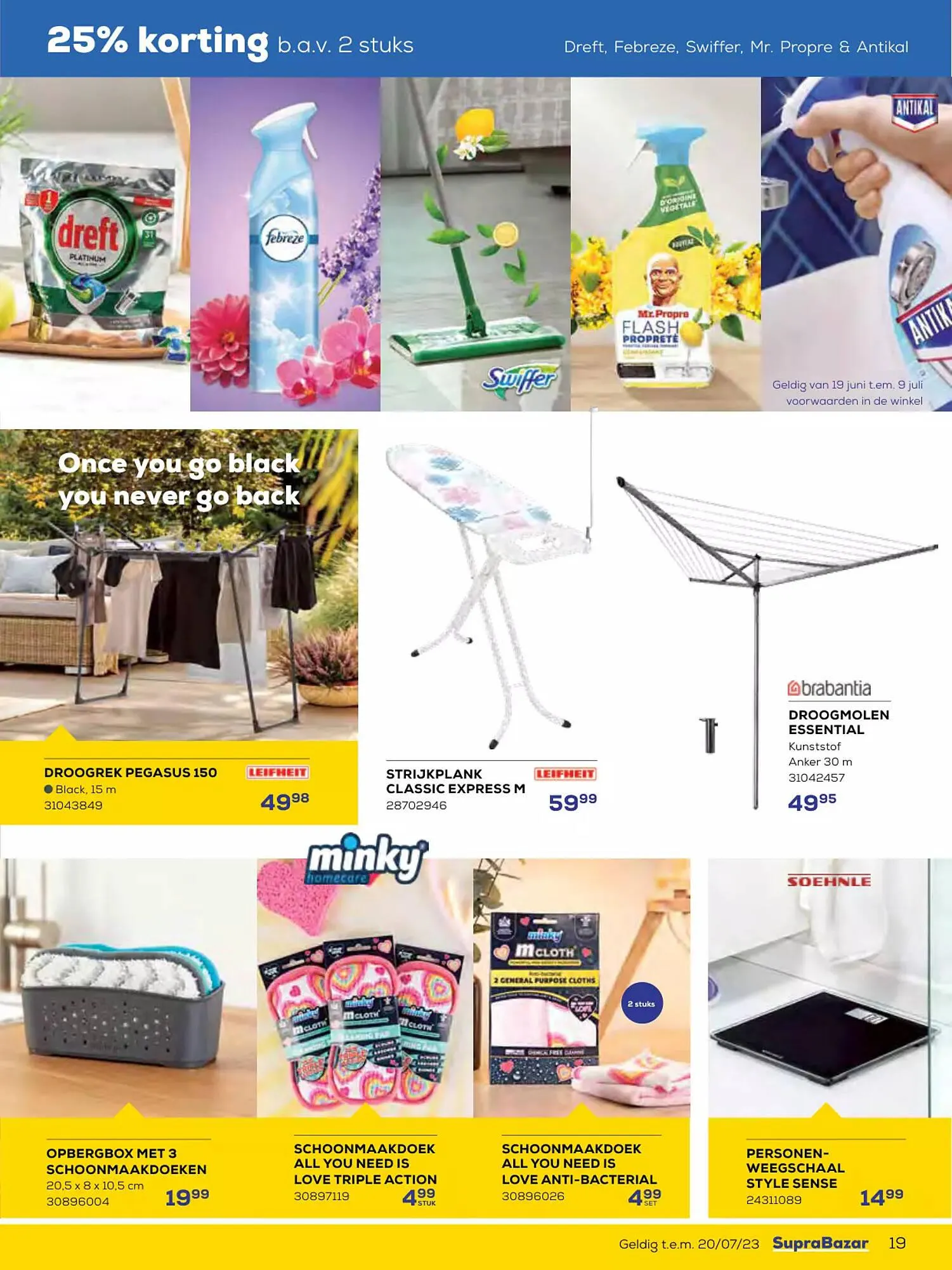 Supra Bazar folder van 15 juni tot 20 juli 2023 - folder pagina 19