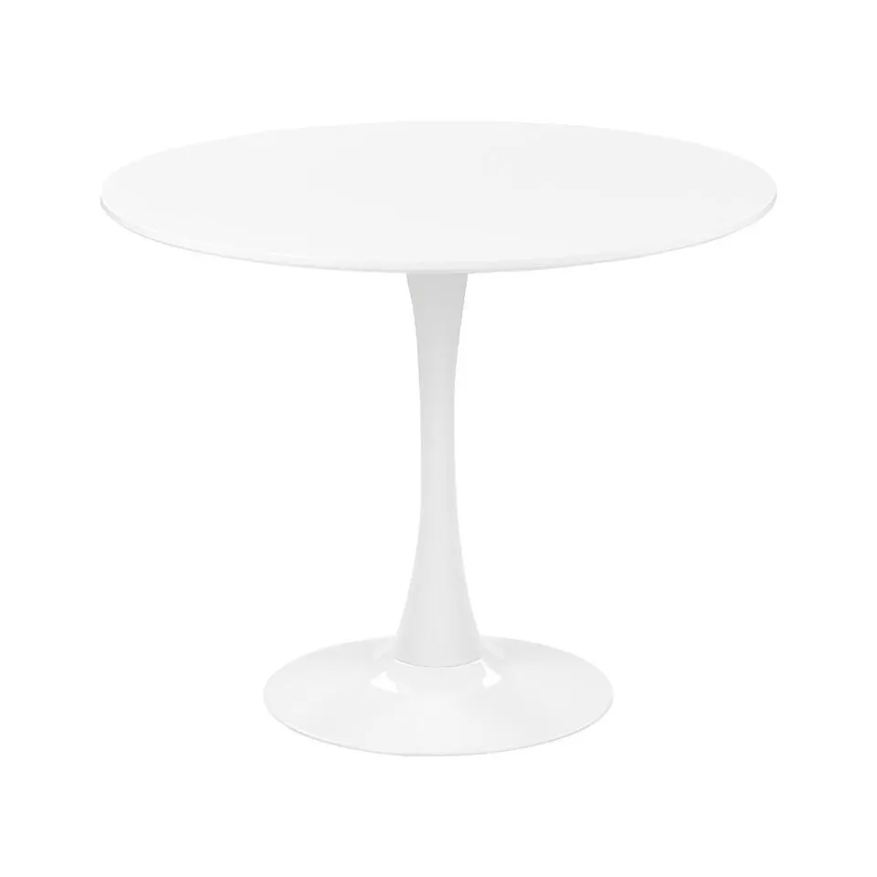 BOCA - Ronde eettafel - Wit - 90 cm - MDF