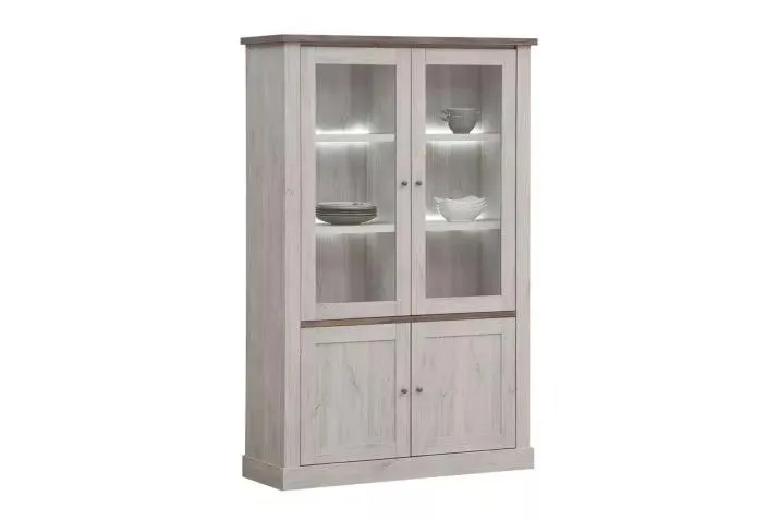 Vitrinekast Eline 126cm