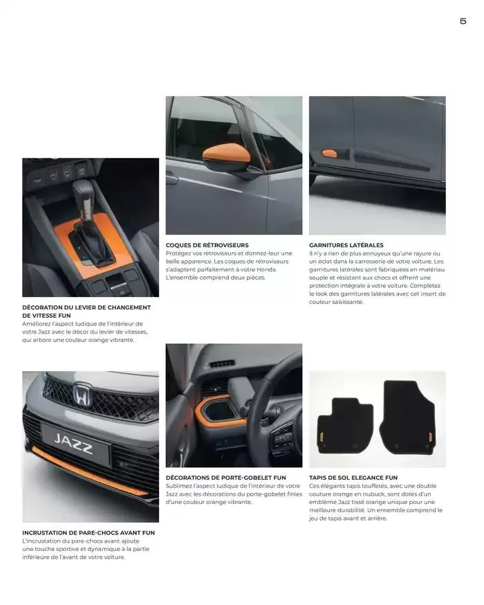 Honda Jazz e:HEV Accessoires van 14 oktober tot 14 oktober 2025 - folder pagina 7