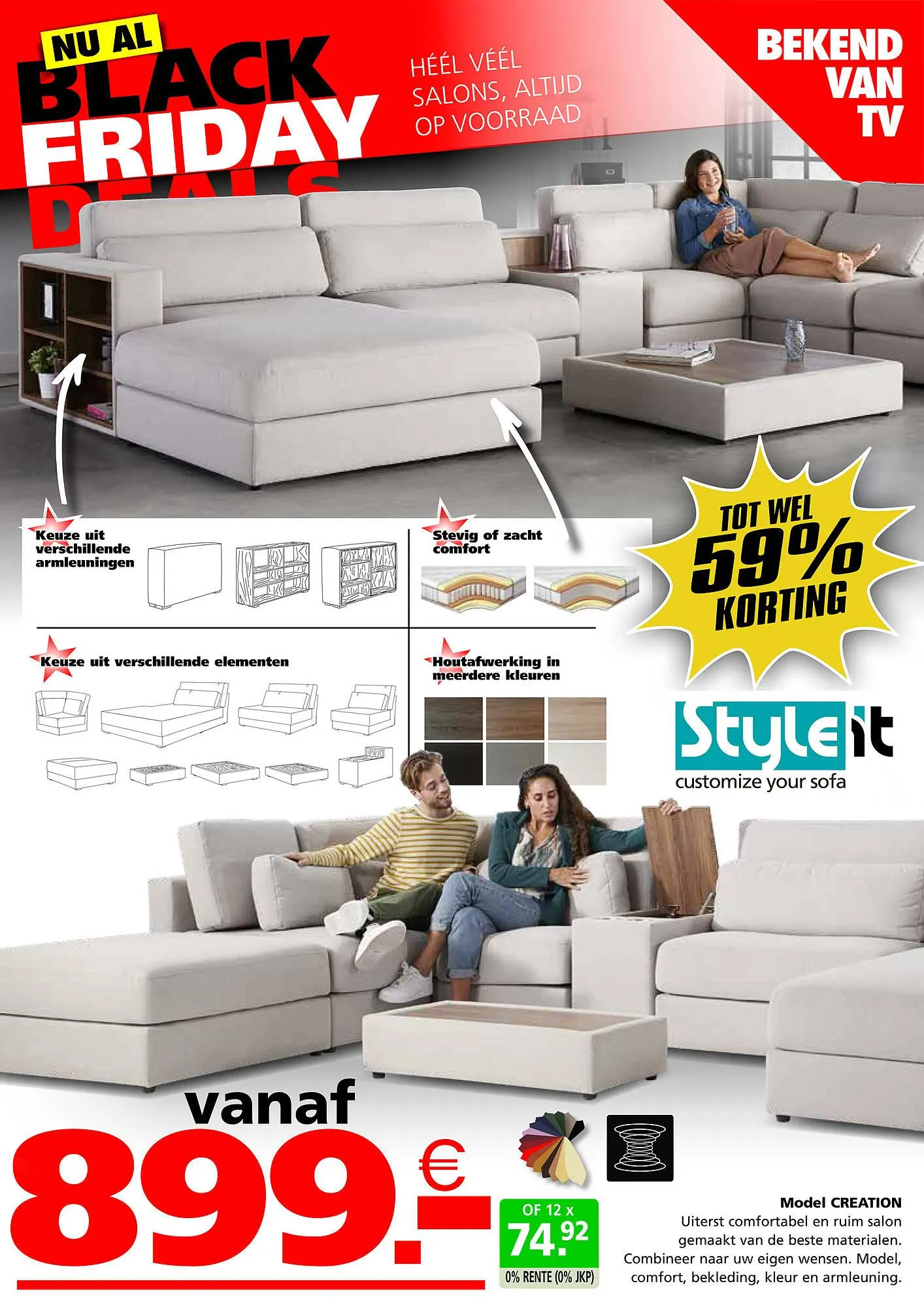 Seats And Sofas Folder van 31 oktober tot 25 november 2023 - folder pagina 14