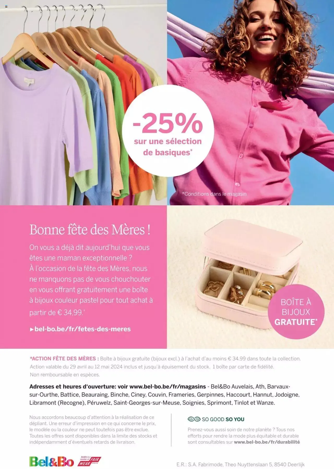 Bel&Bo publicité van 12 mei tot 31 december 2024 - folder pagina 20