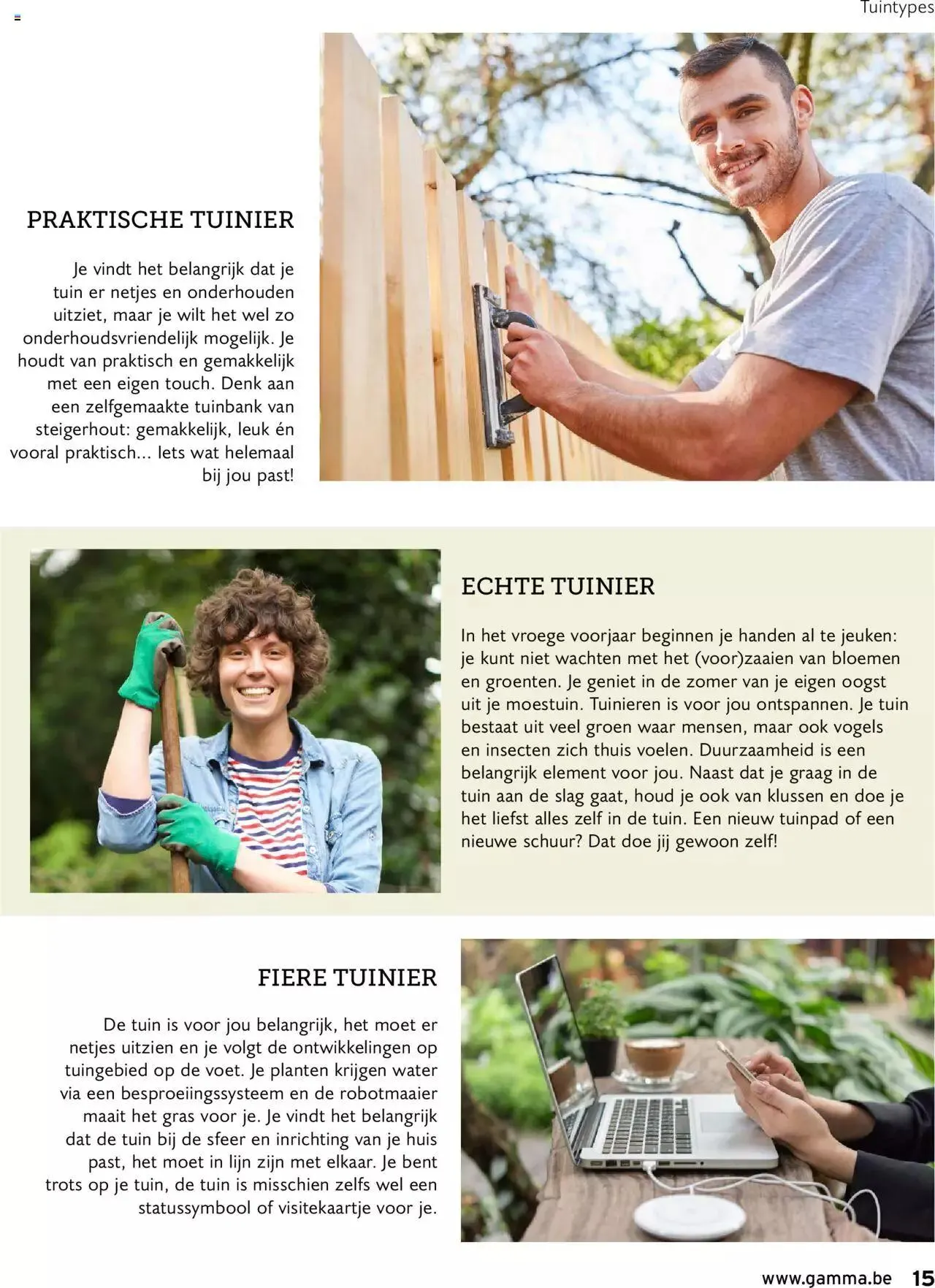GAMMA tuinmagazine 2022 van 22 maart tot 31 december 2023 - folder pagina 15