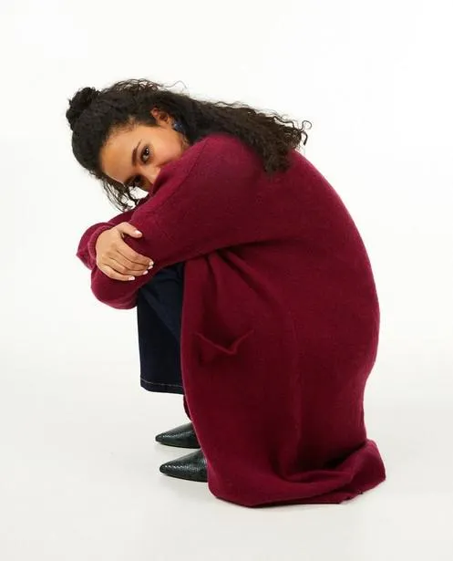 Bordeaux cardigan