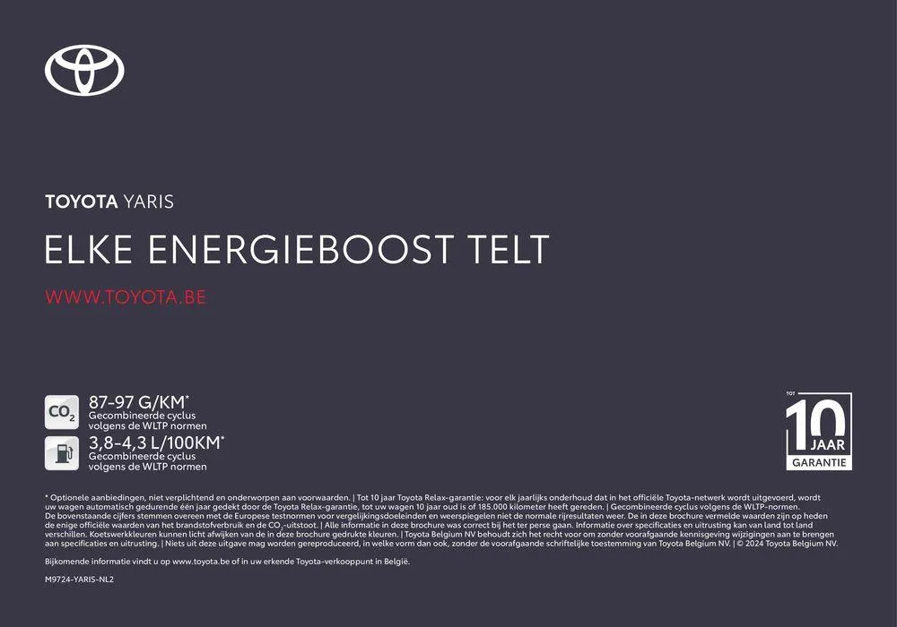 Yaris van 1 juli tot 1 juli 2025 - folder pagina 52