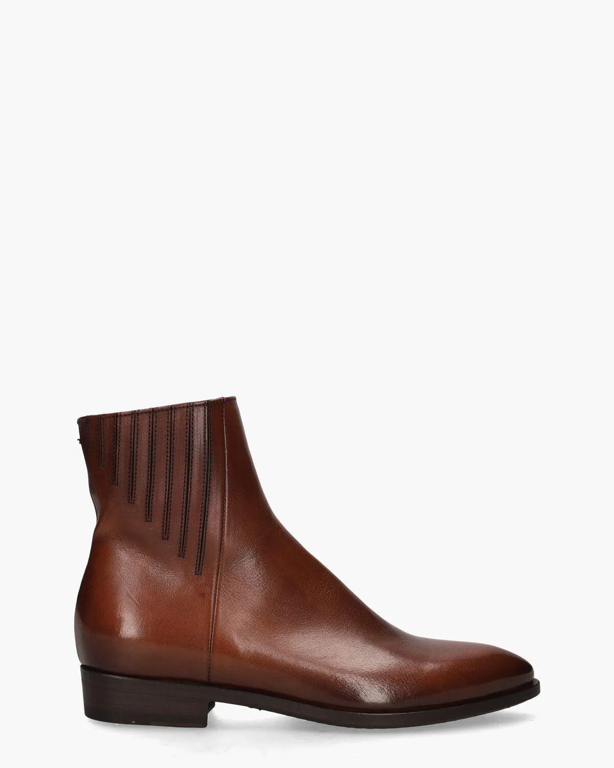 16621 Bruin/Cognac Dames Enkelboots