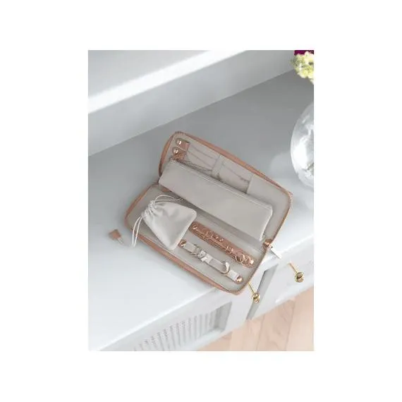 Stackers Patent Rose Jewellery Roll