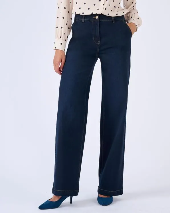 Jeans wijd