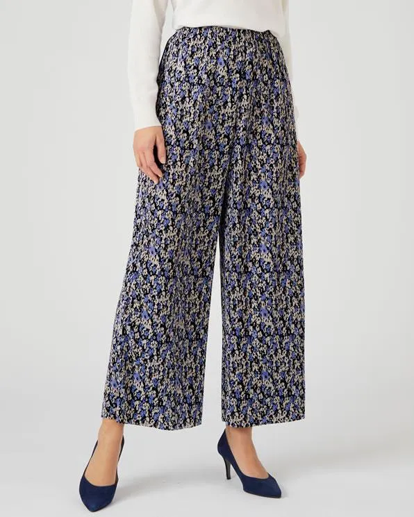 7/8 gebreide plooibroek