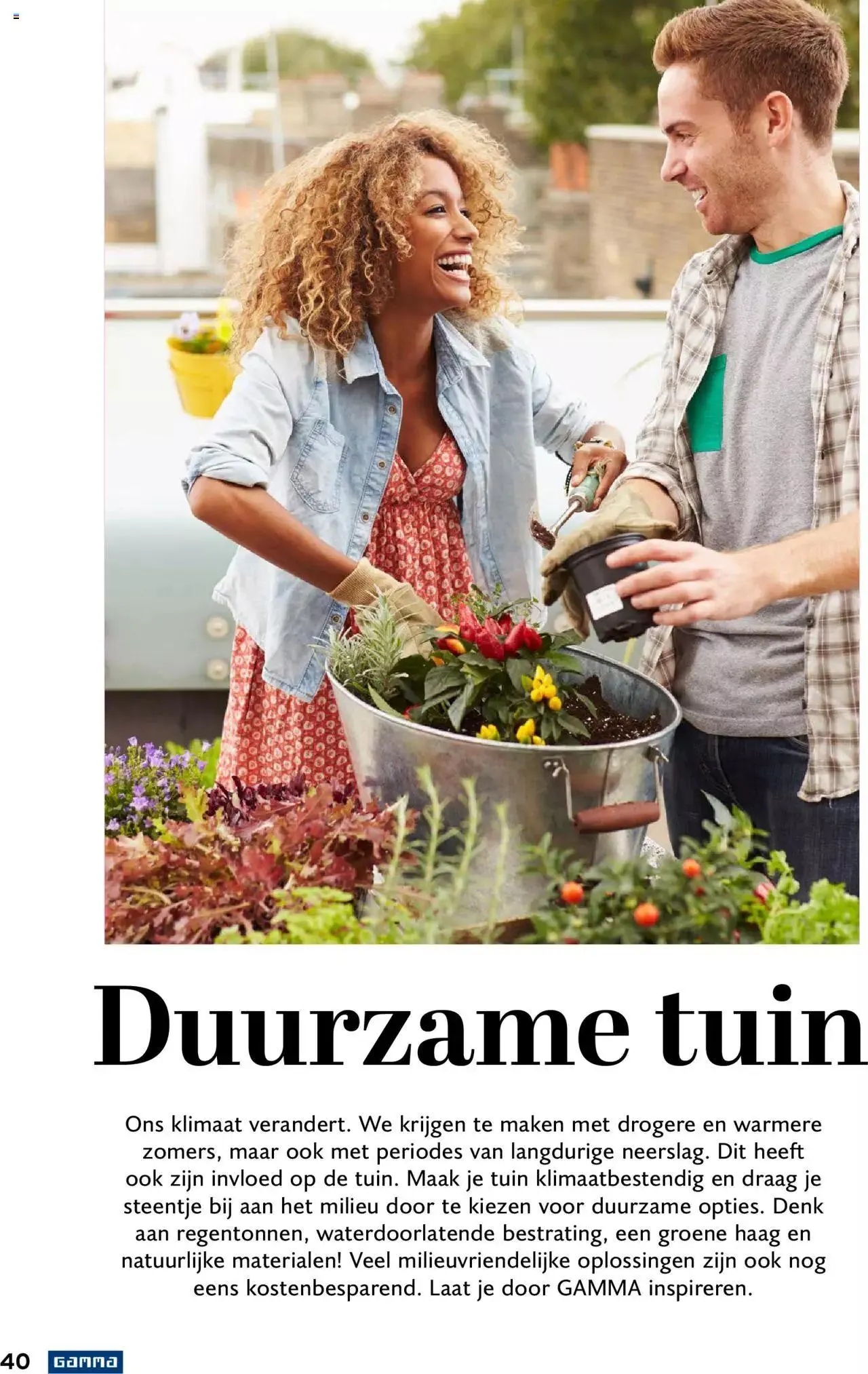GAMMA tuinmagazine 2022 van 22 maart tot 31 december 2023 - folder pagina 40