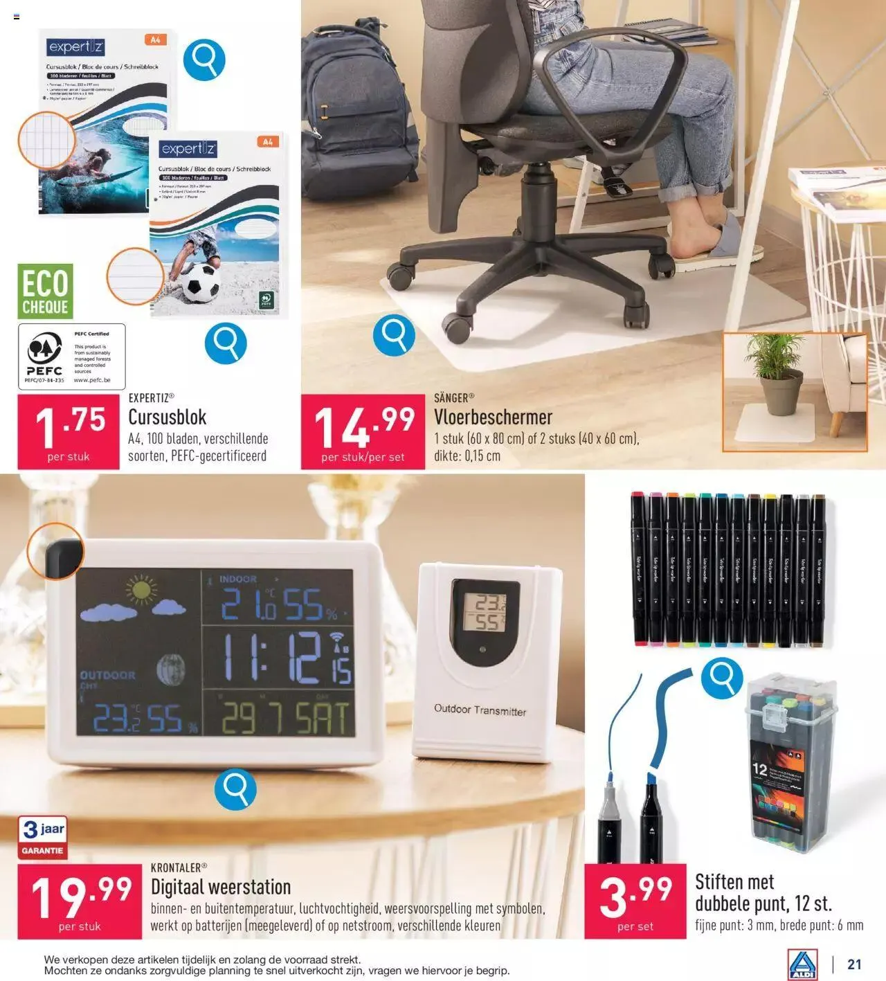 Aldi folder week 30 van 4 augustus tot 31 december 2023 - folder pagina 21