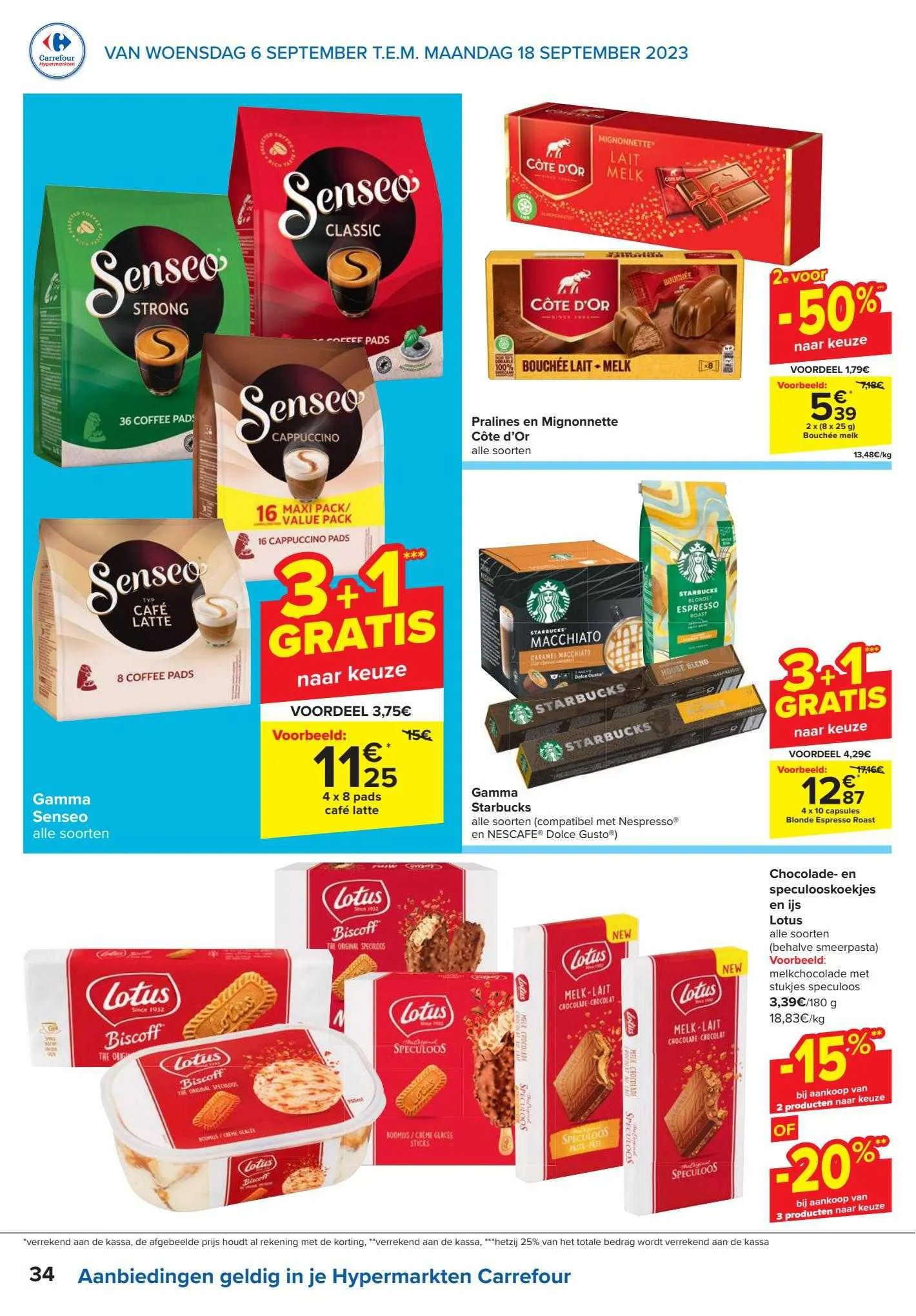 Carrefour Express Folder van 15 september tot 15 september 2023 - folder pagina 34