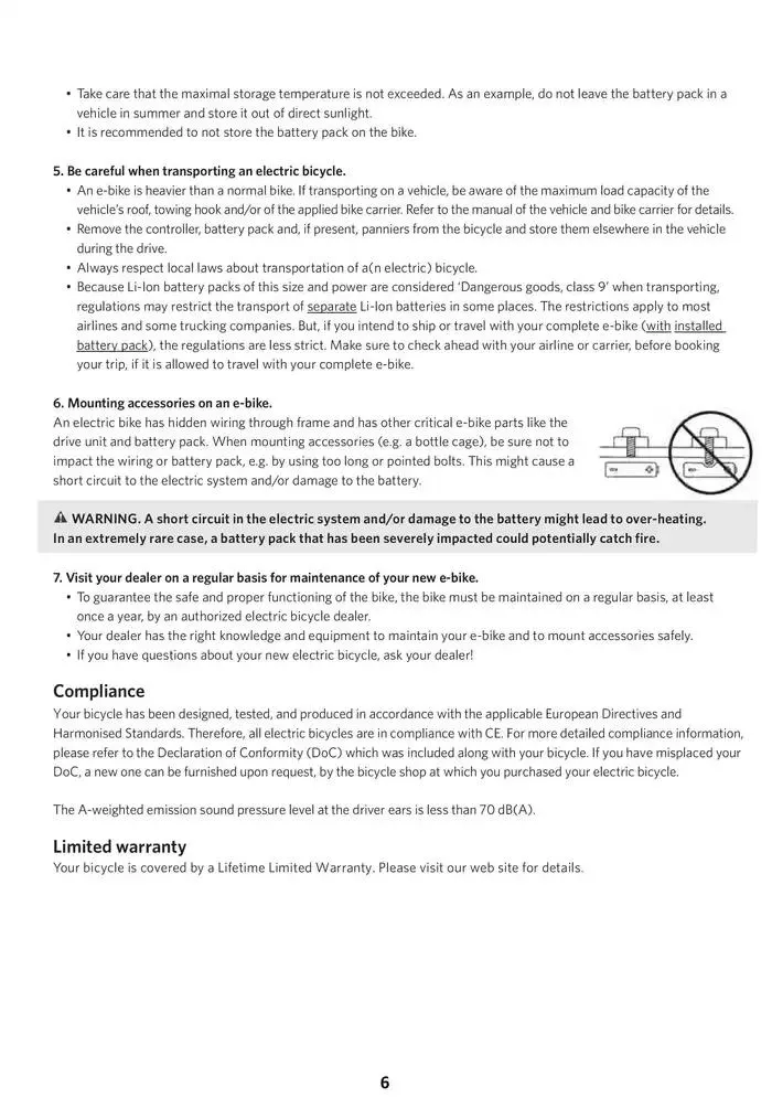 Electric Bike Manual van 12 februari tot 12 augustus 2025 - folder pagina 6