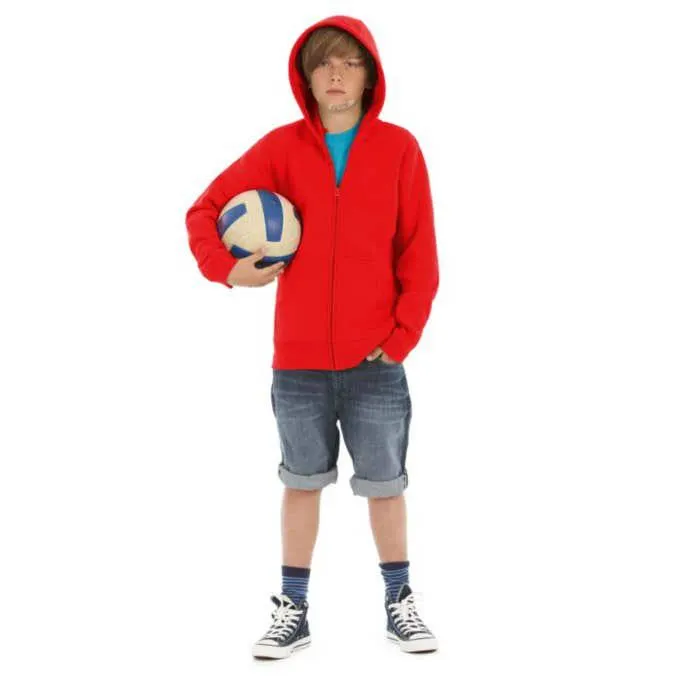 B&C Sweatshirt Hooded Full Zip Kids