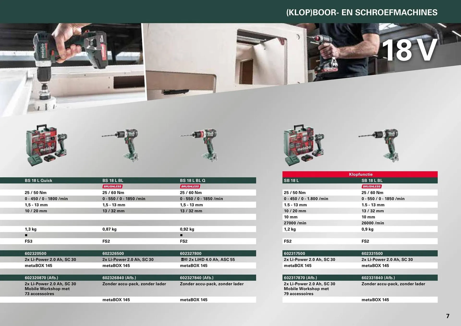 Metabo folder van 7 maart tot 31 december 2024 - folder pagina 7