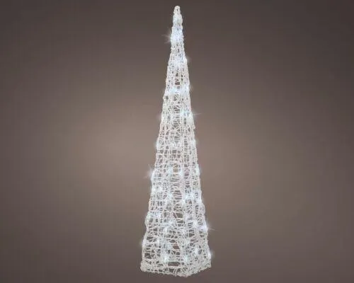 Lumineo 491440 LED Piramide Zacht Acryl Pyramid Flashing Effect - 89 cm