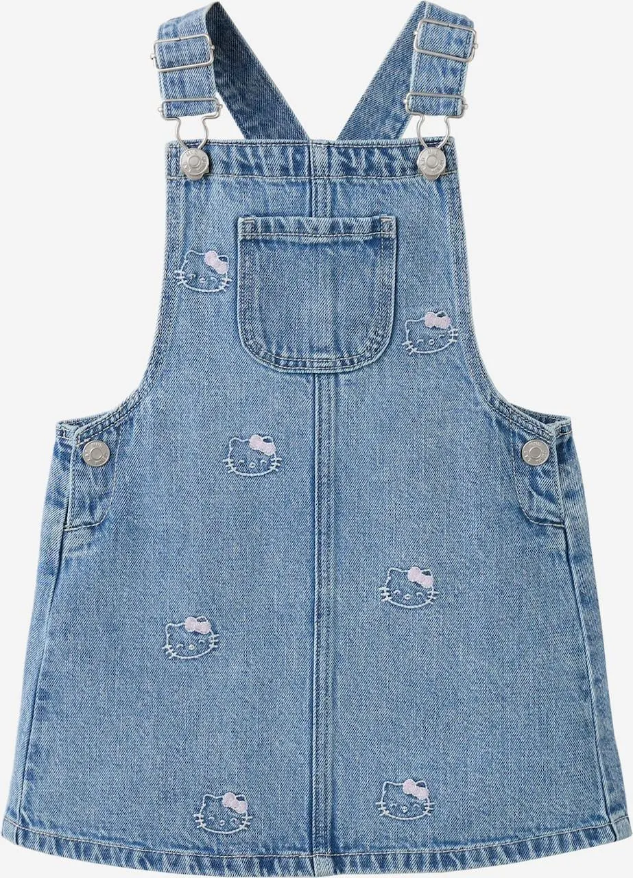 MANGO KIDS Jurk in Lichtblauw