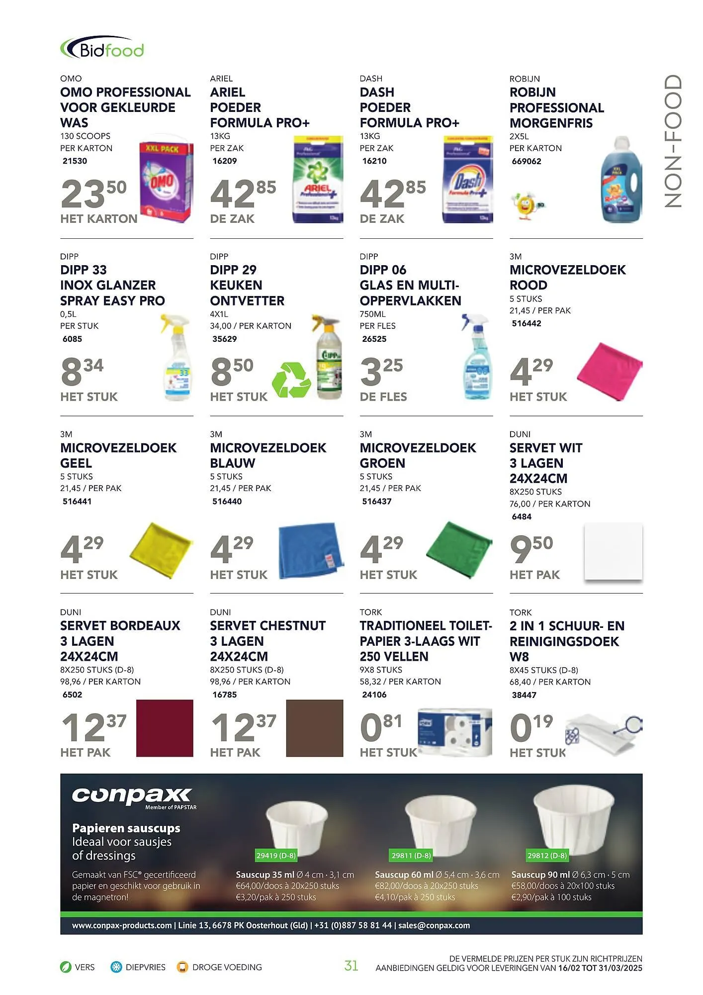 Bidfood folder van 16 februari tot 31 maart 2025 - folder pagina 31