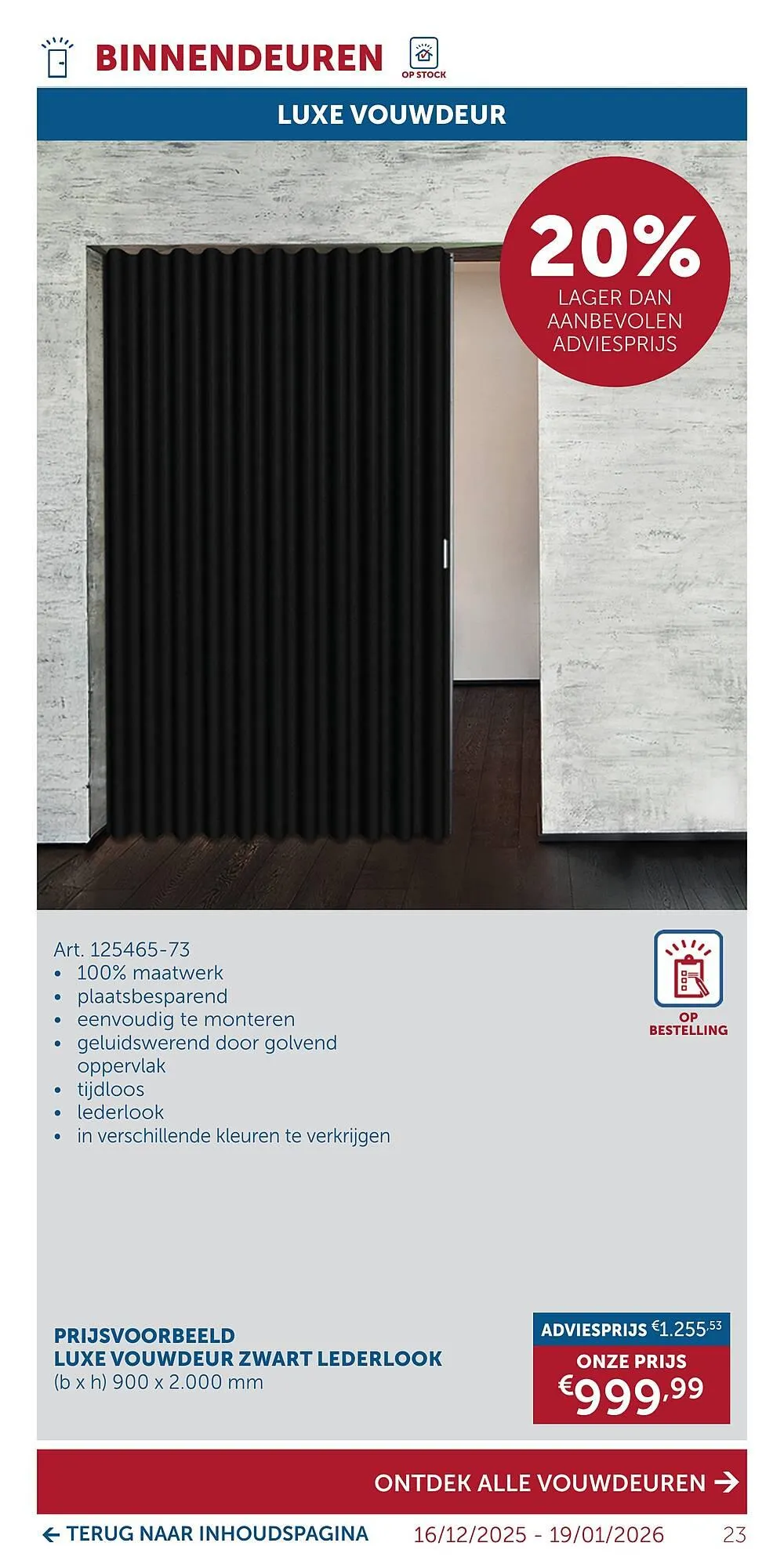 Zelfbouwmarkt folder van 15 december tot 19 januari 2026 - folder pagina 23