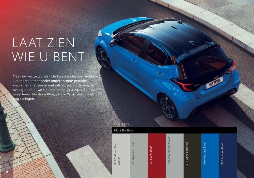 Yaris van 1 juli tot 1 juli 2025 - folder pagina 34