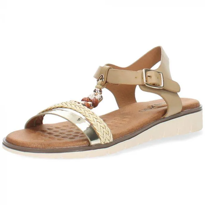Beige sandalen