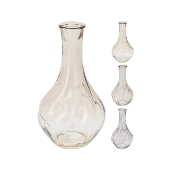 Vaas 9x17cm Glas Assortiment