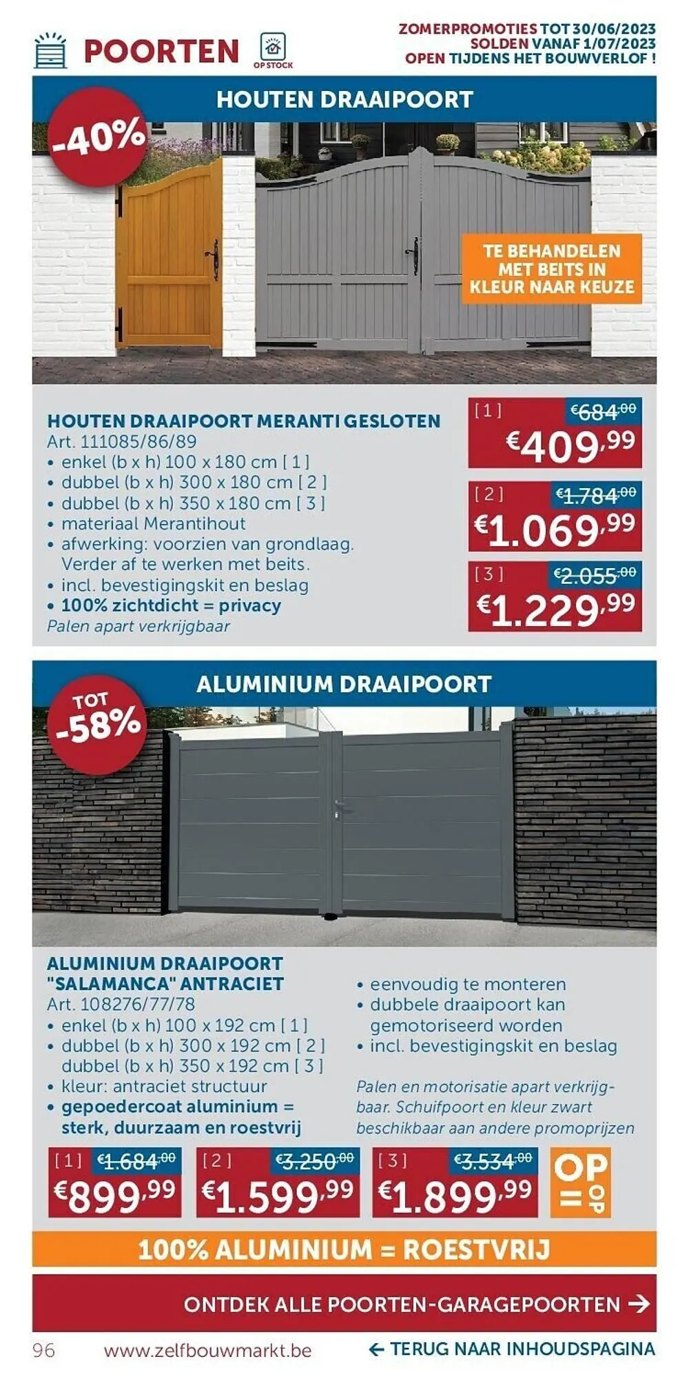 Zelfbouwmarkt folder van 20 juni tot 17 juli 2023 - folder pagina 96