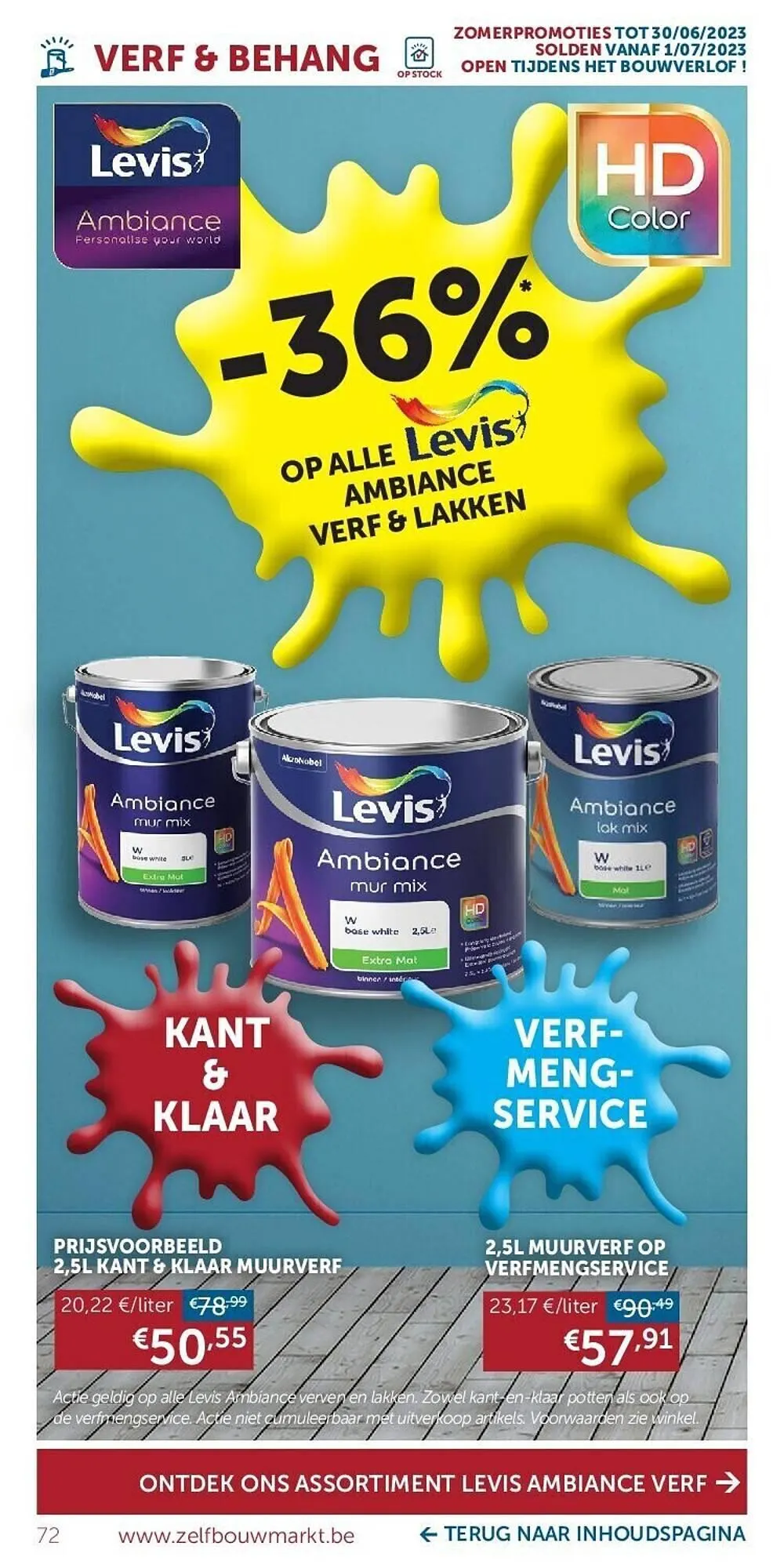 Zelfbouwmarkt folder van 20 juni tot 17 juli 2023 - folder pagina 72