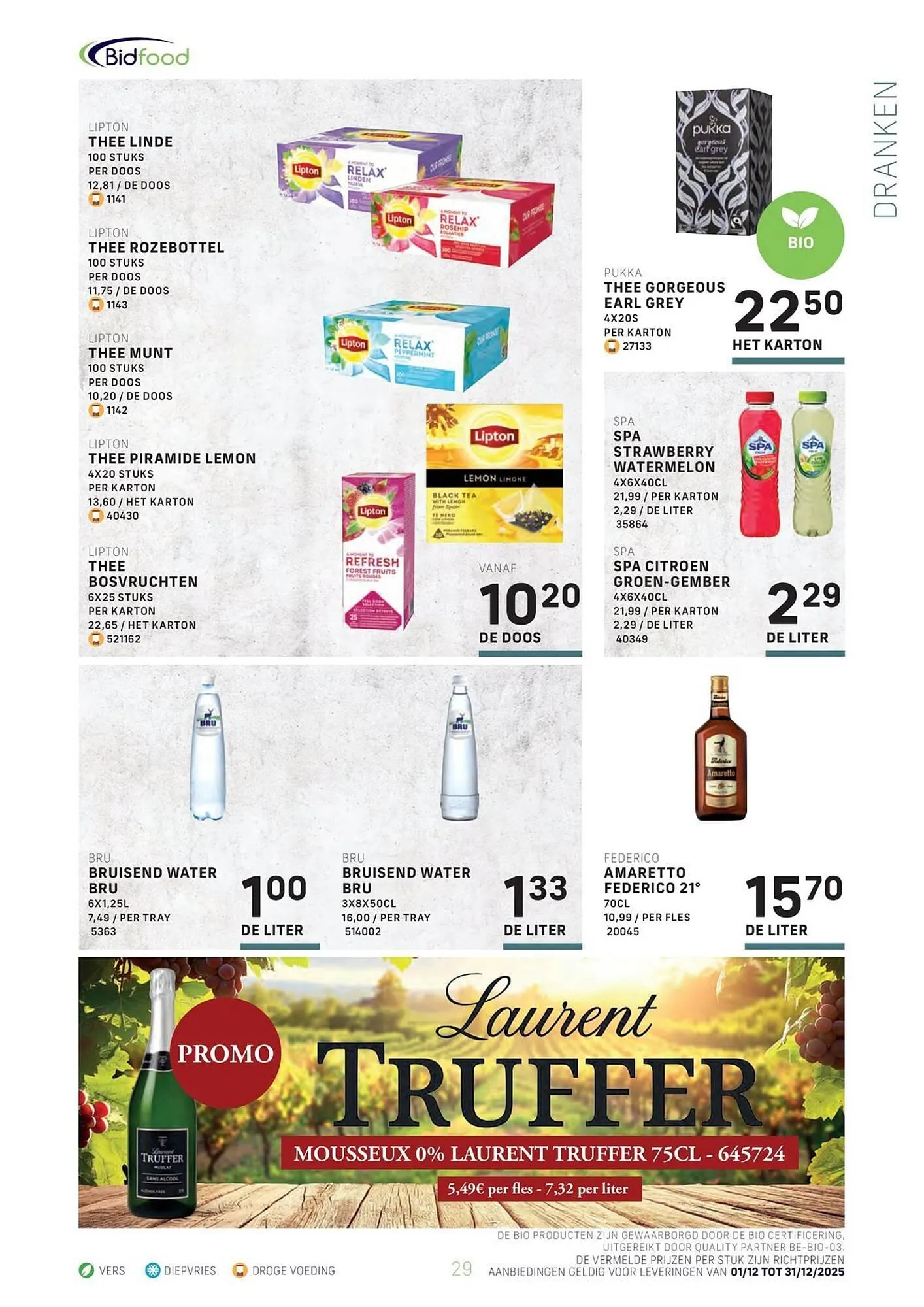 Bidfood magazine van 2 december tot 31 december 2025 - folder pagina 29