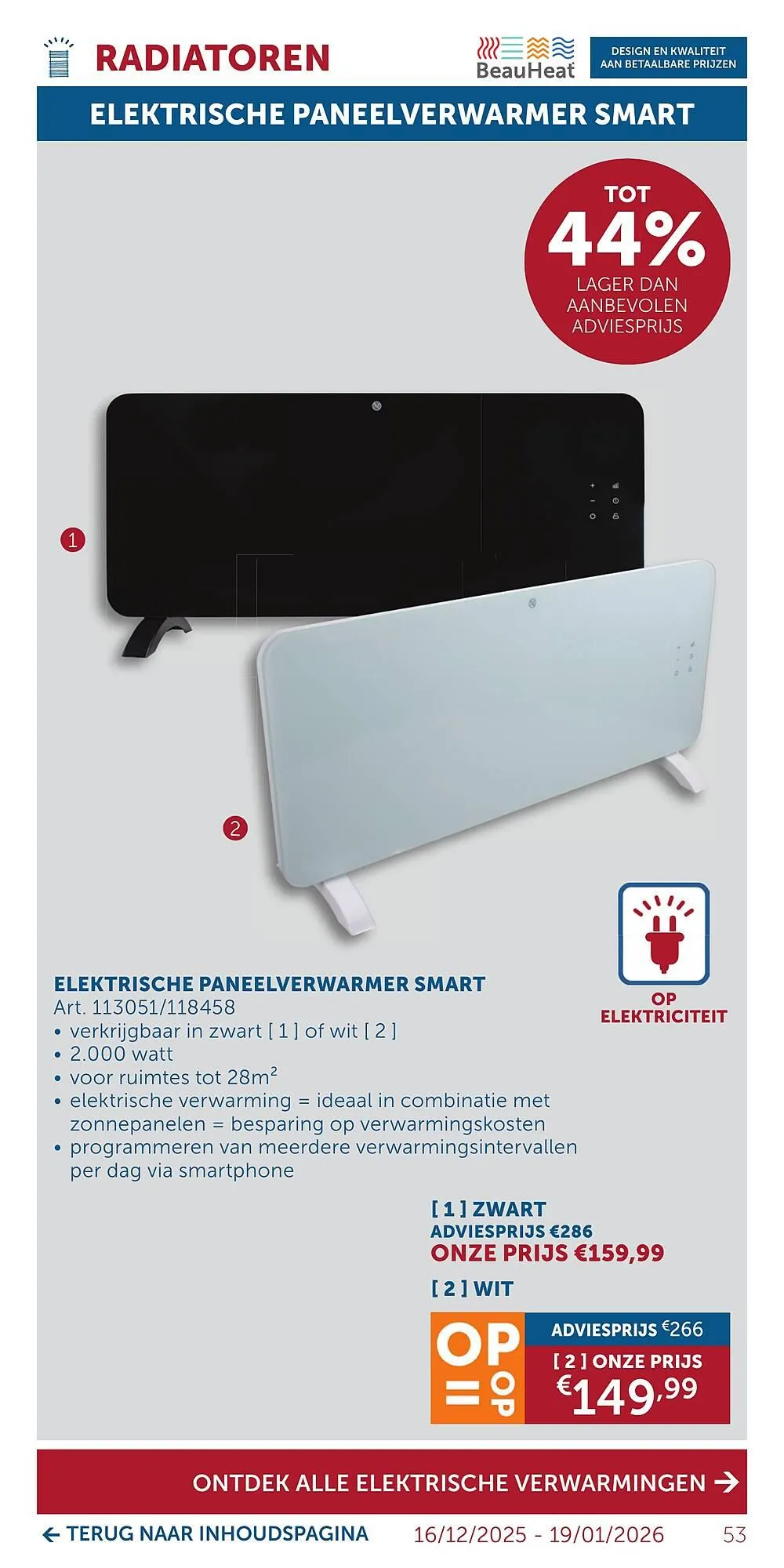 Zelfbouwmarkt folder van 15 december tot 19 januari 2026 - folder pagina 53