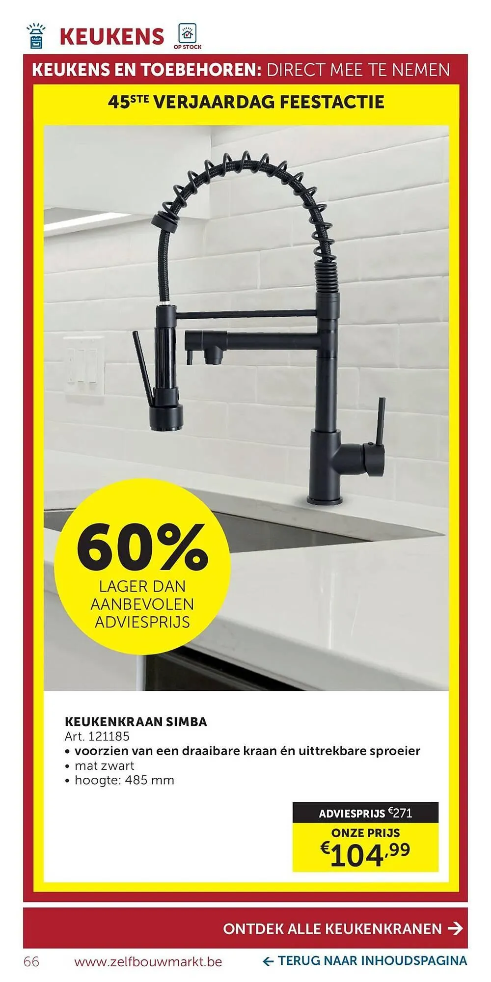 Zelfbouwmarkt folder van 14 oktober tot 10 november 2025 - folder pagina 66