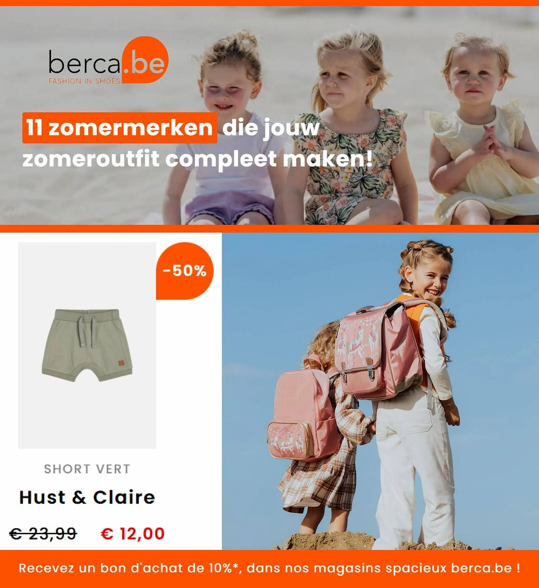 Berca Shoes Folder van 14 augustus tot 14 augustus 2023 - folder pagina 1