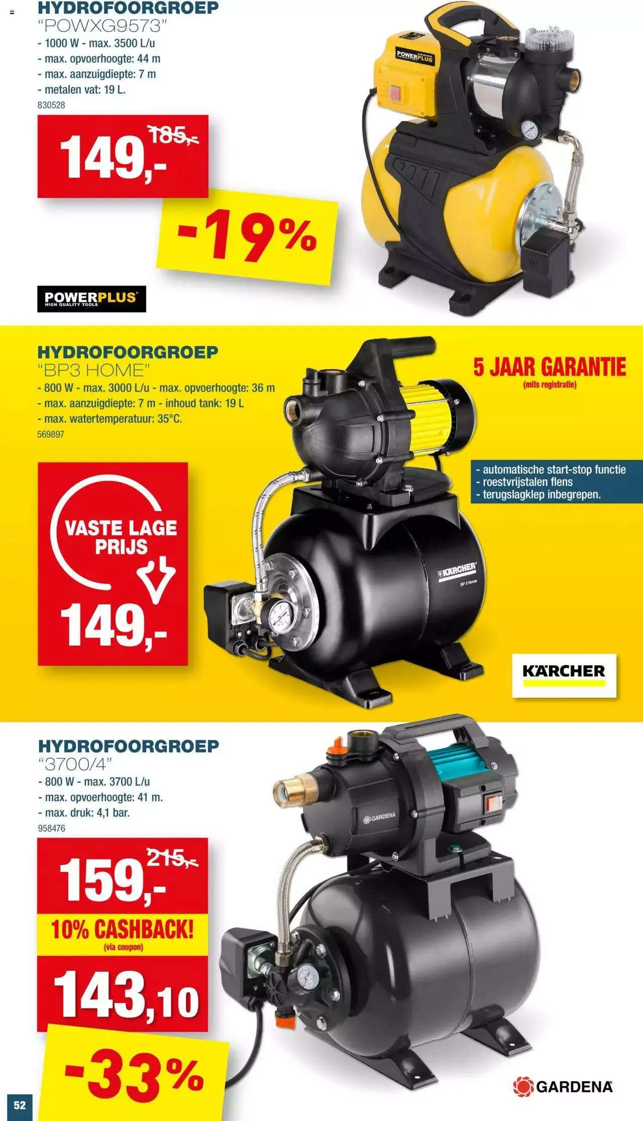 Hubo - Bekijk nu onze sanitairspecial van 2 juli tot 31 december 2023 - folder pagina 52