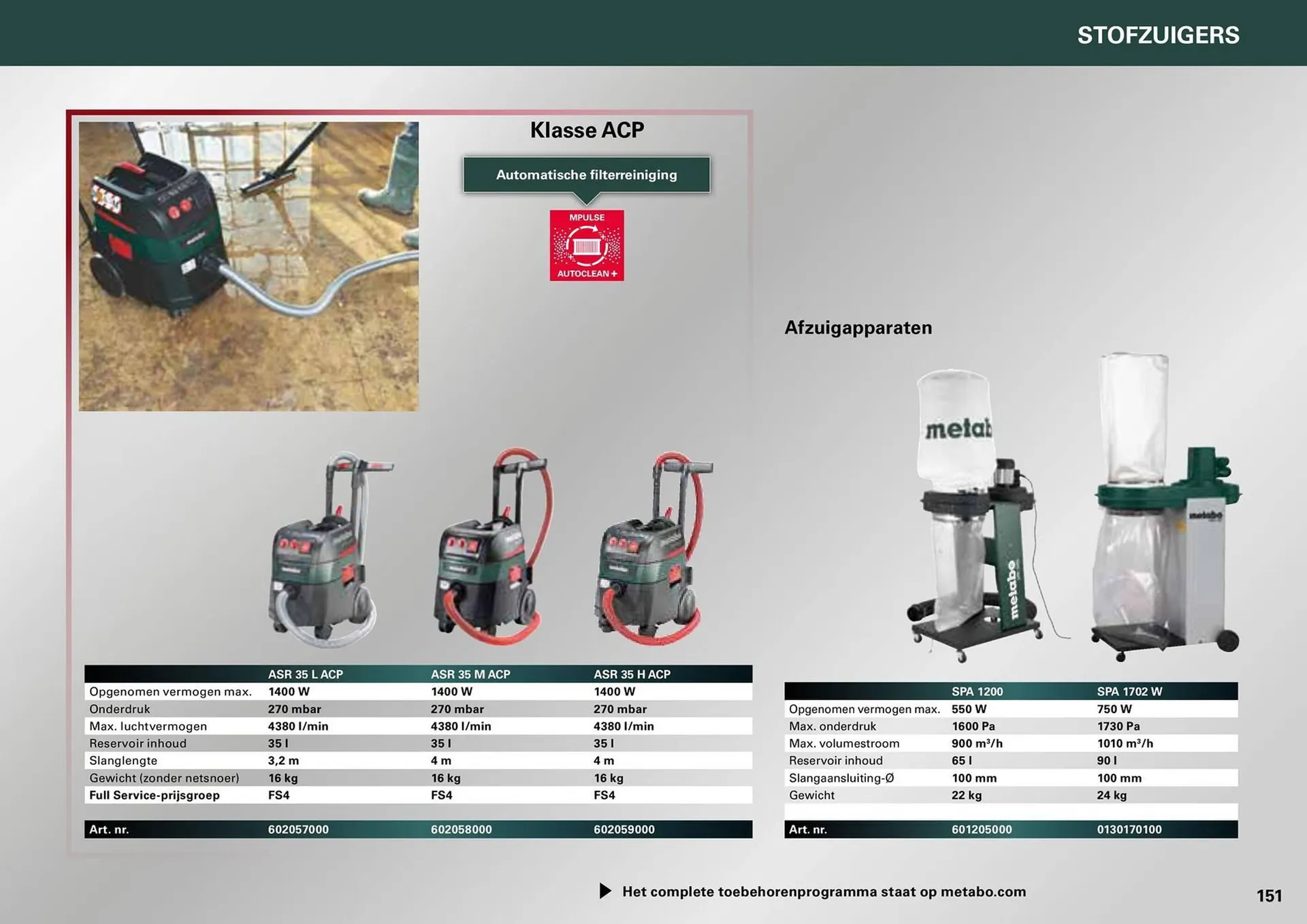 Metabo folder van 7 maart tot 31 december 2024 - folder pagina 151
