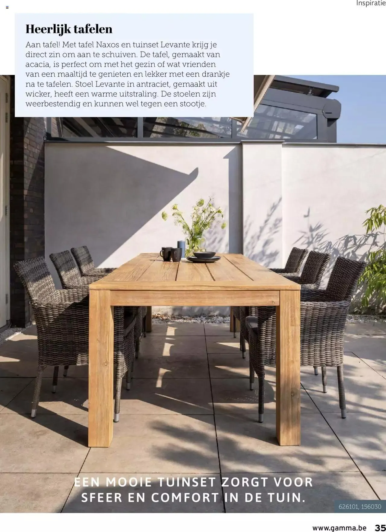 GAMMA tuinmagazine 2022 van 22 maart tot 31 december 2023 - folder pagina 35