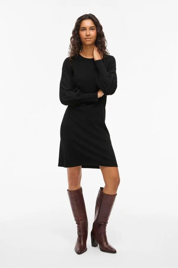 Vestido de punto con viscosa