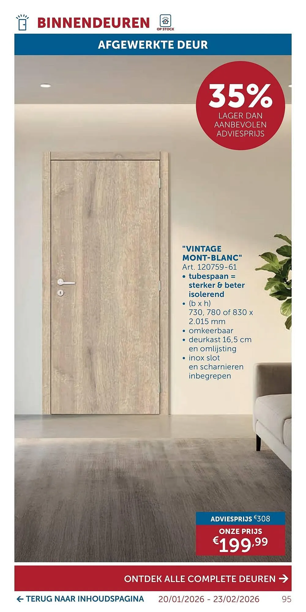 Zelfbouwmarkt folder van 20 januari tot 23 februari 2026 - folder pagina 95