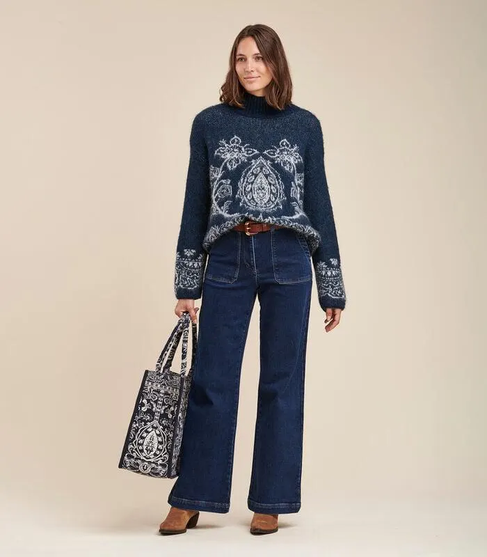 Jean Flare in biologisch katoen