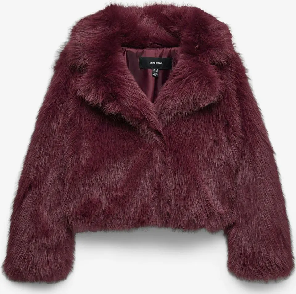 VERO MODA Tussenjas 'VMNORA' in Wijnrood